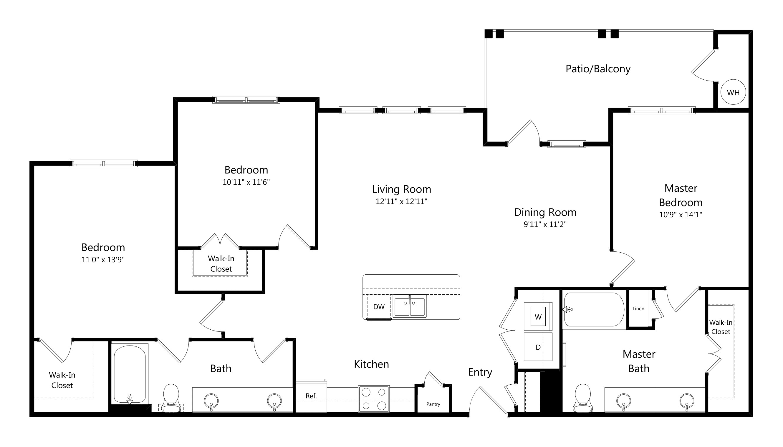 C1 - ATX floor plan